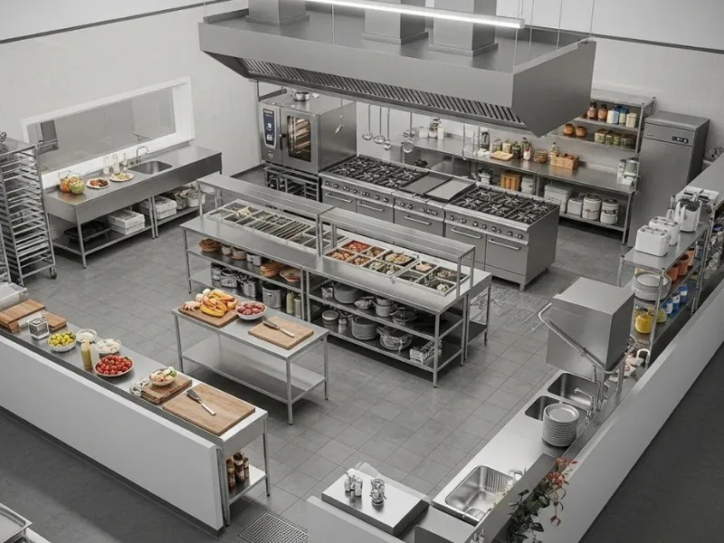 commercial kitchen layout planning