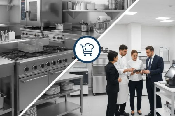 Complete commercial kitchen equipment list for restaurants and cafés